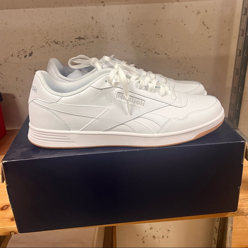 Reebok court advance, white, men’s size 13